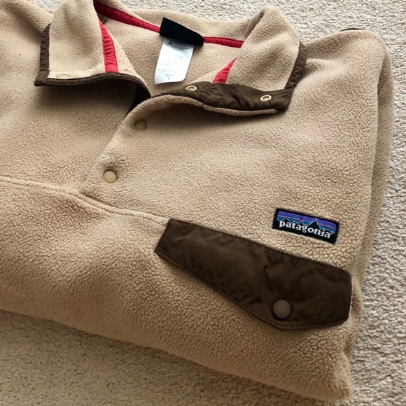 RARE!! Patagonia Teddy Fleece Snap Synchilla Top
